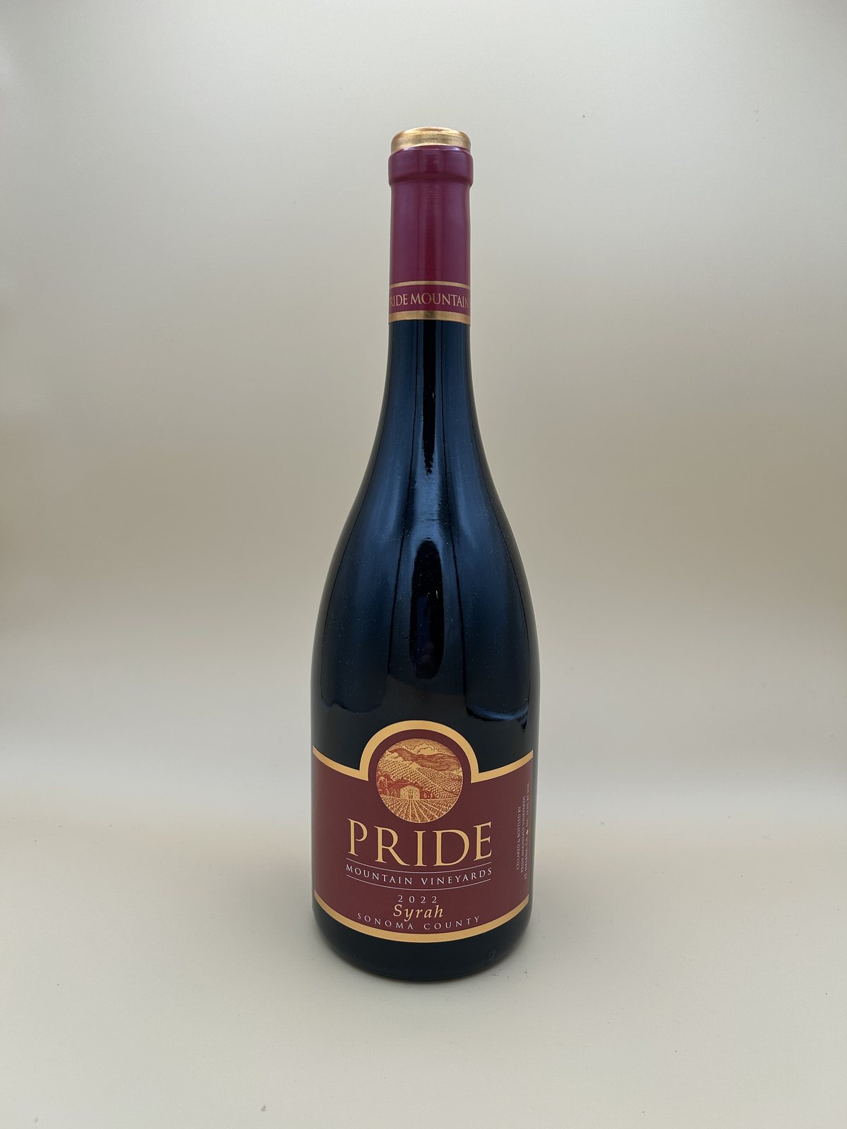 Pride Mountain Vineyards Sonoma County Syrah 2022