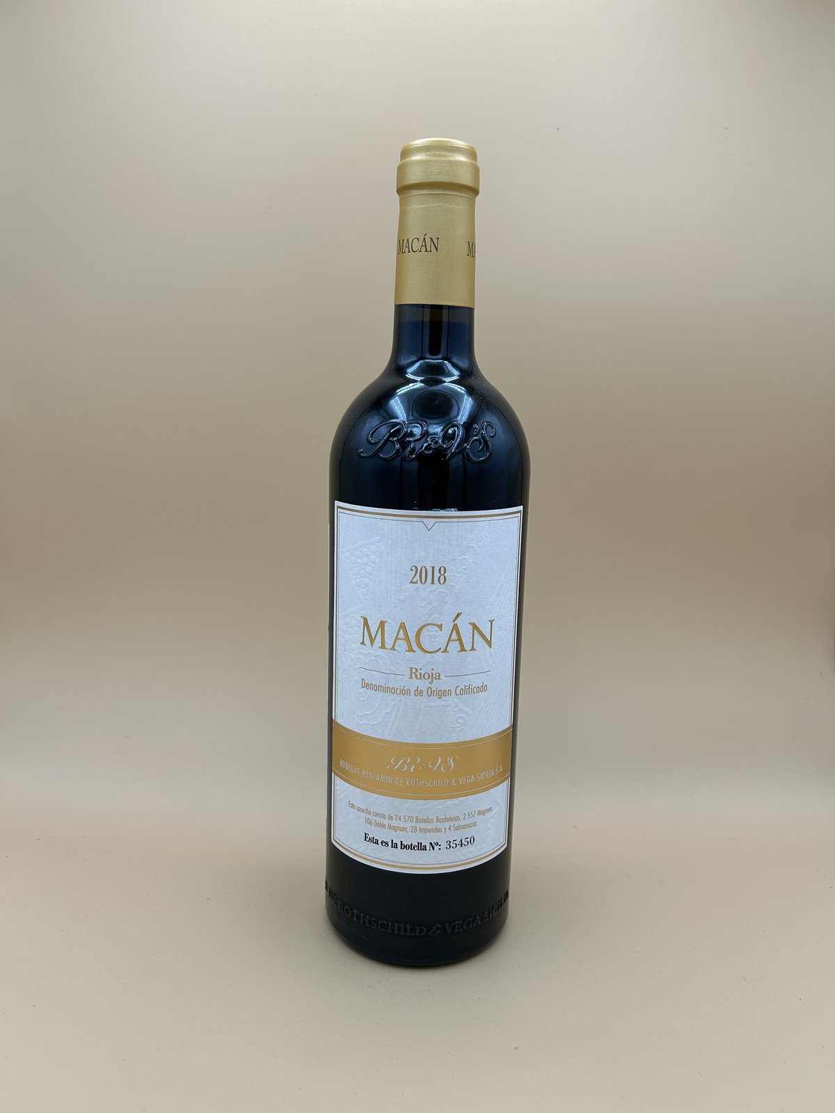 Bodegas Benjamin de Rothschild & Vega Sicilia Rioja Macán 2018