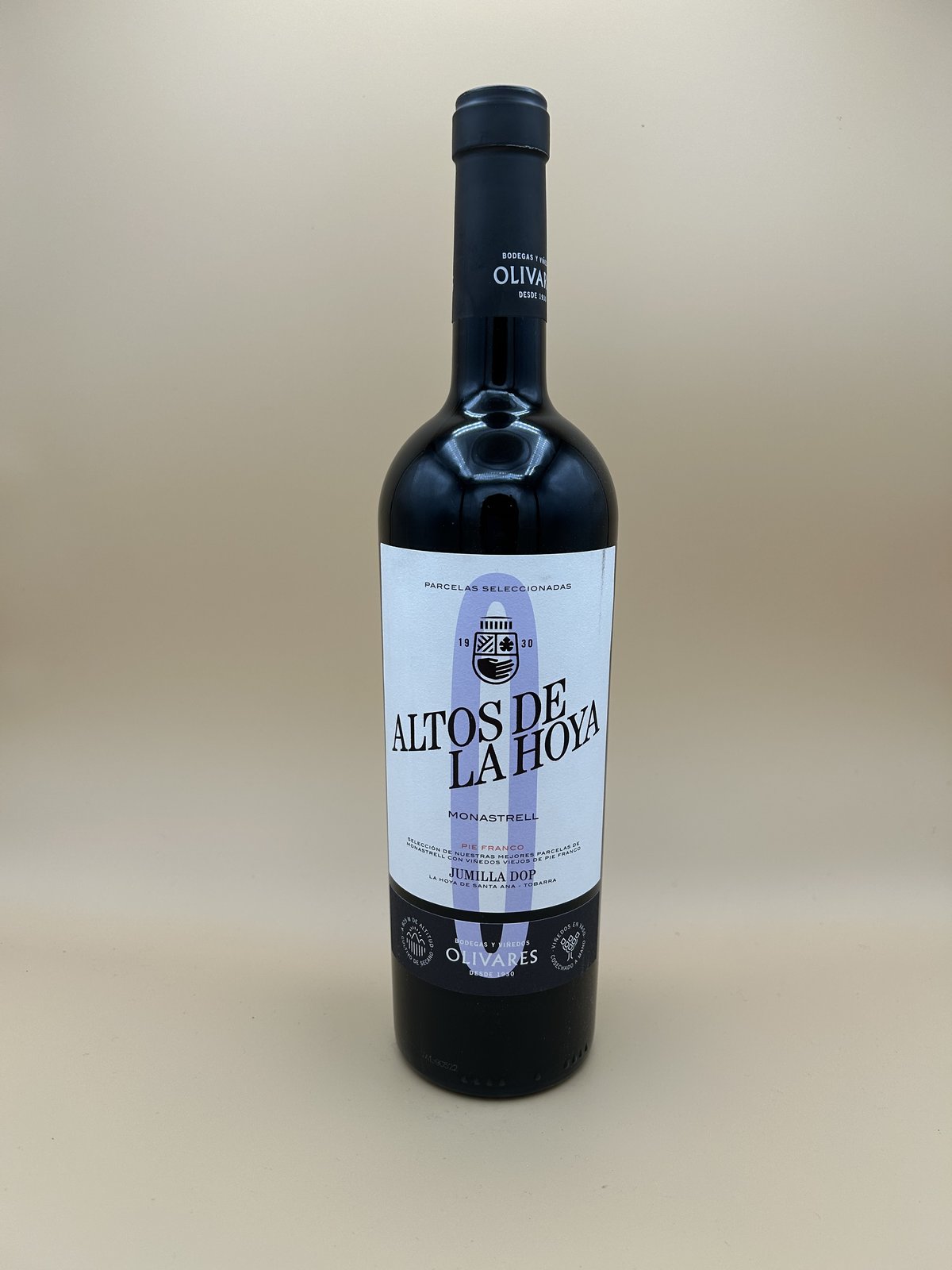 Bodegas Olivares Jumilla Altos de la Hoya Monastrell Pie Franco