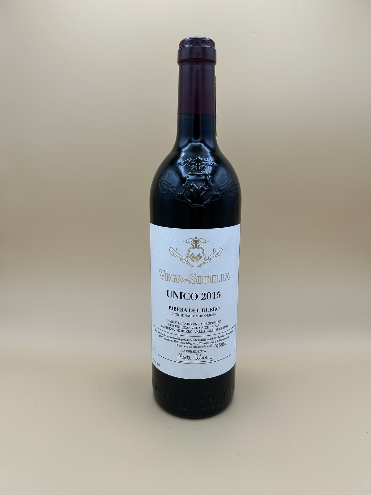 Vega-Sicilia Ribera del Duero Único 2015
